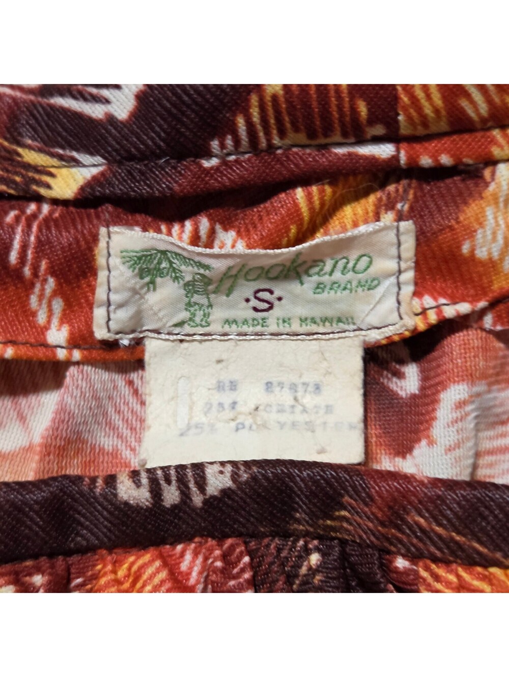 Hookano Brand Hawaiian Floral Print Dress Size Small - Picture 3 of 4